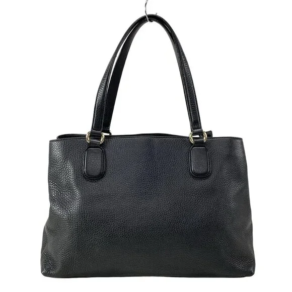 GUCCI Soho Black Leather Tote Bag 815-070325 - Picture 2 of 14